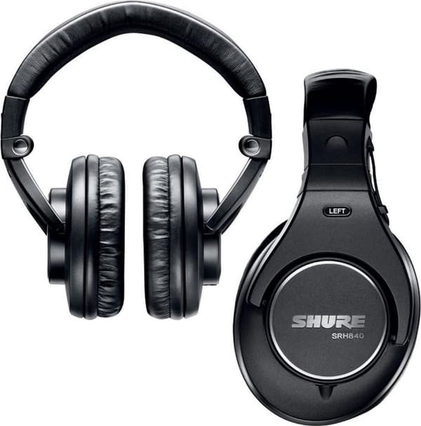 Shure SRH840 langalliset kuulokkeet musta