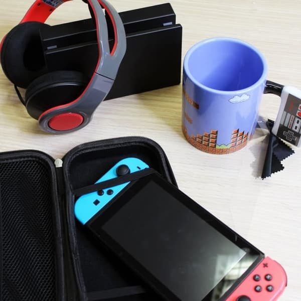 Pack gaming för Nintendo Switch - Gioteck TX30 Megapack - Headset med mikrofon - Röd