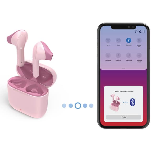 Hodetelefon Freedom TWS In-Ear True Wireless Rosa