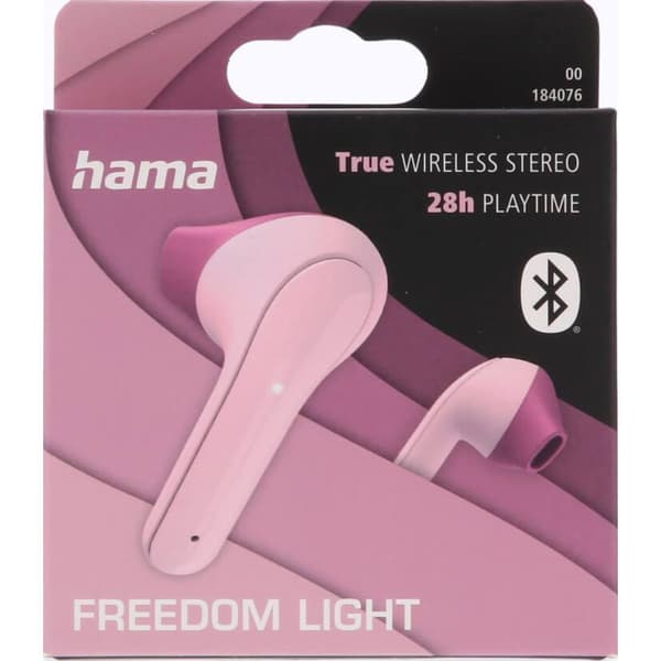 Hodetelefon Freedom TWS In-Ear True Wireless Rosa