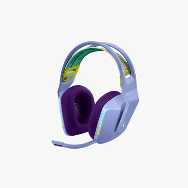 Logitech G733 Lightspeed langattomat pelikuulokkeet, valkoinen