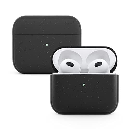 WOODCESSORIES Bio Case skyddande fodral för Apple AirPods 3rd Gen svart (ECO586)