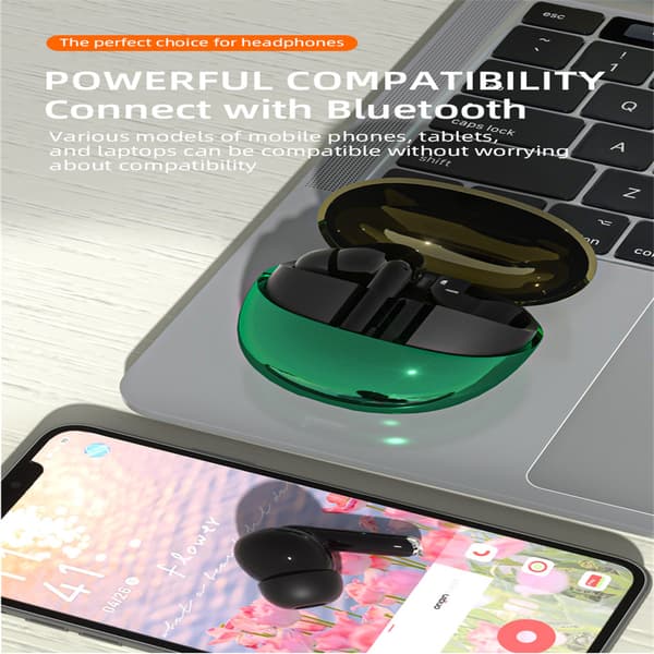 Trådløse In-Ear Bluetooth 5.3 HiFi støyreduksjonshodetelefoner