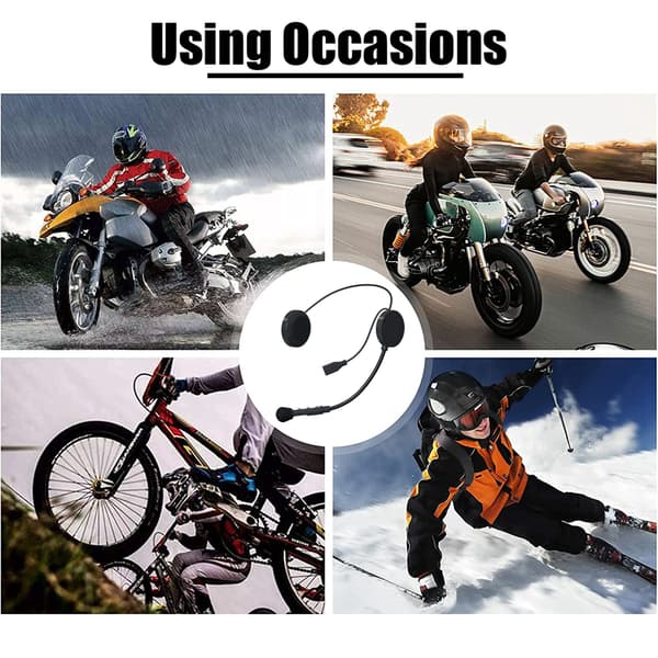 INF MC hovedtelefoner til motorcykelhjelm Bluetooth 5.2