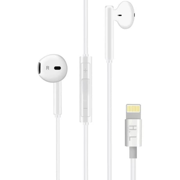 Hörlurar - Apple - Lightning - In-ear - Handsfree-kit - Integrerad fjärrkontroll