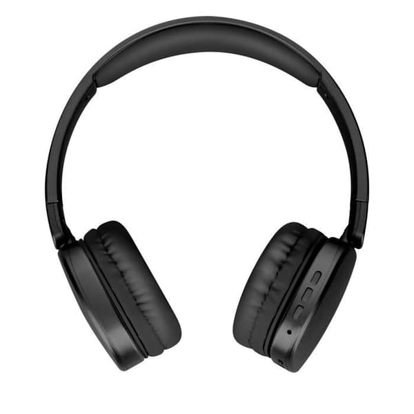 Trådlösa Bluetooth-hörlurar Borstad effekt Autonomi 20 timmar XO Svart