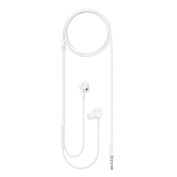 Hörlursuttag 3,5 mm in-ear mikroknappar Original Samsung White