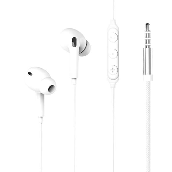 Trådbundna hörlurar - FORCE PLAY - 3,5 mm-uttag - 100 % miljövänligt - Klart stereoljud - Livstidsgaranti