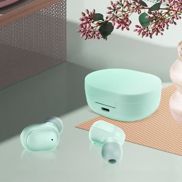 Bluetooth-hörlurar - AVIZAR - In-ear - Batteritid 12h - Klar ljud - Grön färg