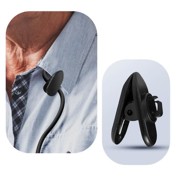 Trådbundna hörlurar - DORO - 3,5 mm-uttag - Svart - Hands-Free Kit - Integrerad mikrofon