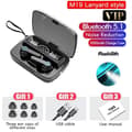 Miniatyrbild 1 av 4: Nya [5F45D45] 3500mAh trådlösa Bluetooth-hörlurar Vattentäta sporthörlurar Stereoheadset med HD-mikrofoner