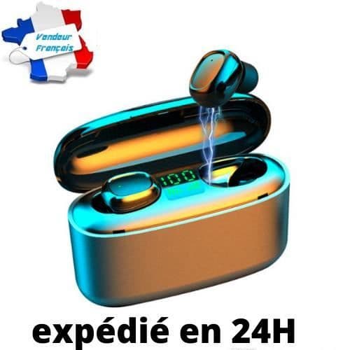 Vattentäta mikro stereo bluetooth hörlurar för alla helt nya iphone samsung