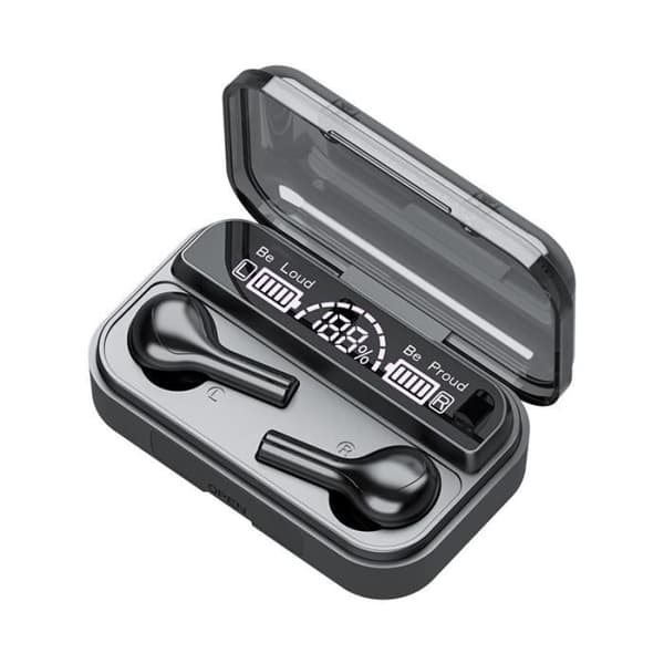 TWS Trådlösa Bluetooth-hörlurar Led Digital Display Touch Control Musik Headset För Iphone [77A0698]
