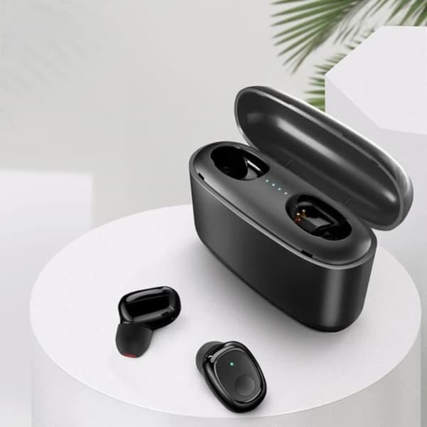 G5S Bluetooth-hörlurar Pekskärmshörlurar 3500mAh trådlösa stereohörlurar Single Ear Charging Box Vit
