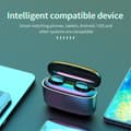 Miniatyrbild 4 av 4: G5S Bluetooth-hörlurar Pekskärmshörlurar 3500mAh trådlösa stereohörlurar Single Ear Charging Box Vit