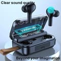 Miniatyrbild 3 av 4: Trådlösa Bluetooth 5.0 TWS In-Ear-hörlurar 278 Vit