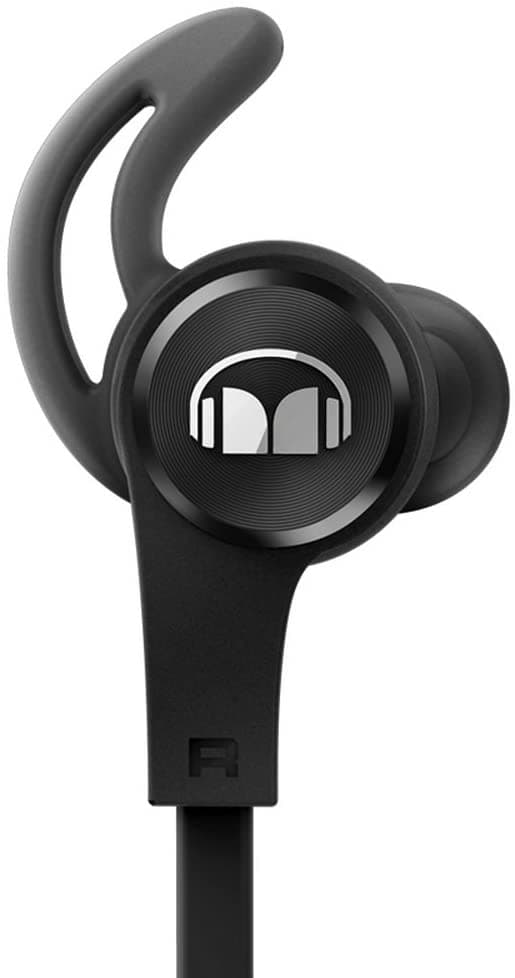 Monster - iSport Achieve trådlöst Bluetooth-headset i öronen - IPX2 - lämplig för iPhone, Samsung Svart