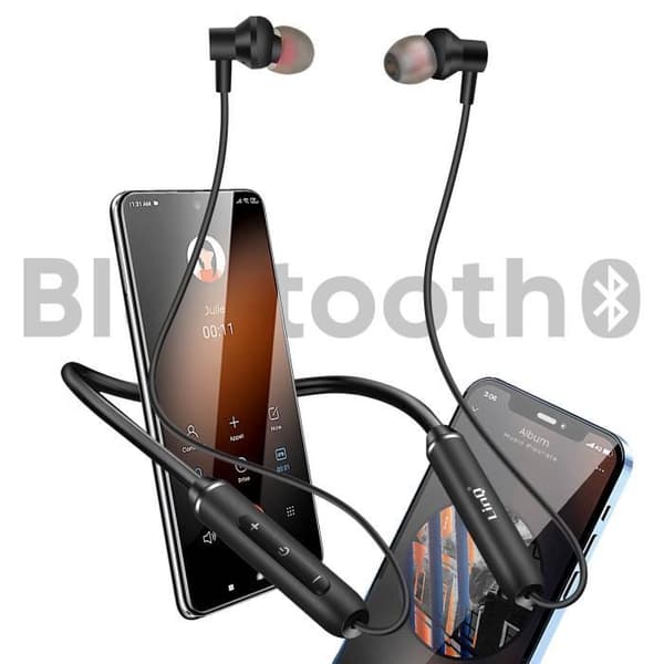 Bluetooth-hörlurar Magnetisk nackband Fjärrkontroll Mikrofon Batteritid 18H LinQ