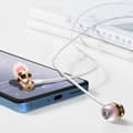 Miniatyrbild 3 av 4: USB-C trådbundna hörlurar - LINQ - In-ear - Integrerad mikrofon - 1,2 m - Vit