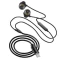 Miniatyrbild 2 av 4: Kabelanslutna Lightning In-Ear-hörlurar LinQ Mikrofon och knappar Svarta