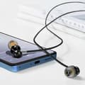 Miniatyrbild 3 av 4: USB-C trådbundna hörlurar - LINQ - In-ear - Integrerad mikrofon - 1,2 m - Svart