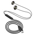 Miniatyrbild 2 av 4: USB-C trådbundna hörlurar - LINQ - In-ear - Integrerad mikrofon - 1,2 m - Svart
