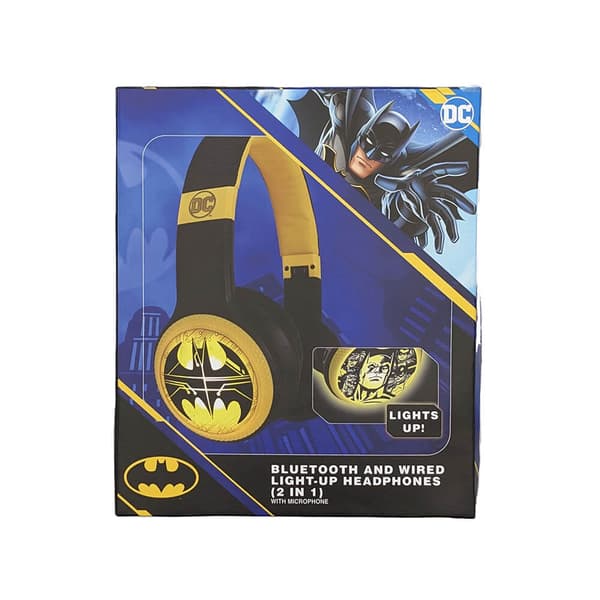 Høretelefoner On-Ear Trådløse LED Batman