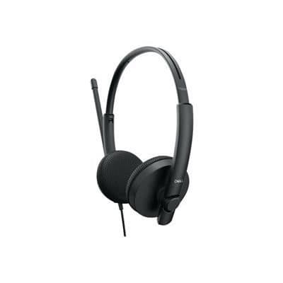 Mikro-headset Stereo - DELL - WH1022 - Trådad - USB - Svettresistent