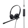 Miniatyrbild 2 av 4: Mikro-headset Stereo - DELL - WH1022 - Trådad - USB - Svettresistent