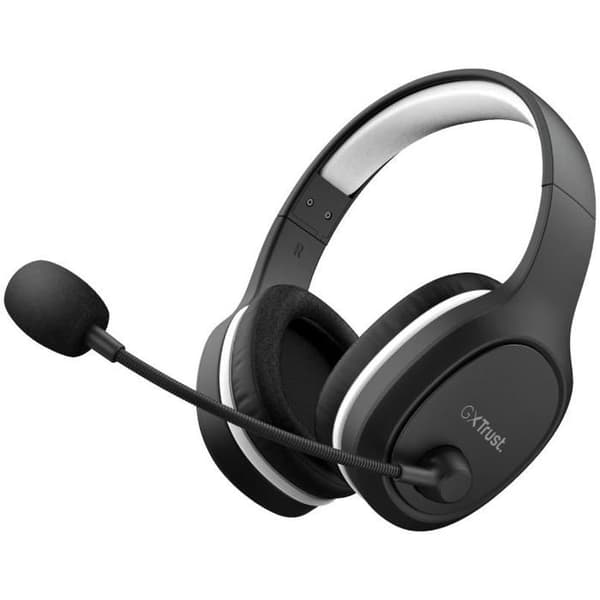 Trust Gaming GXT 391 Thian trådlöst spelheadset för PS4, PS5 och PC, 5,8 Ghz, laddningsbart, spelheadset med mikrofon - svart