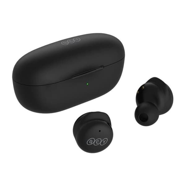 QCY T17 trådlösa hörlurar Bluetooth 5.1 Headset hörlurar Svarta