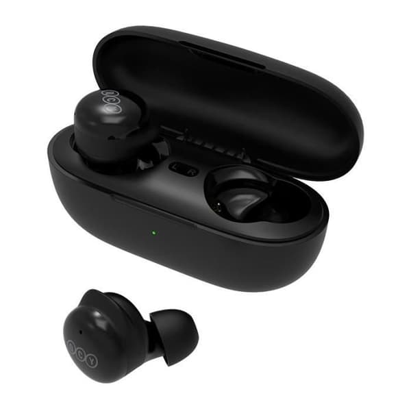 QCY T17 trådlösa hörlurar Bluetooth 5.1 Headset hörlurar Svarta