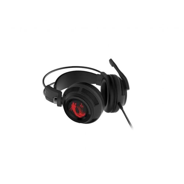MSI DS502 Gaming Headset - 7.1 Channel Virtual Surround Sound - Kabelanslutet - Svart
