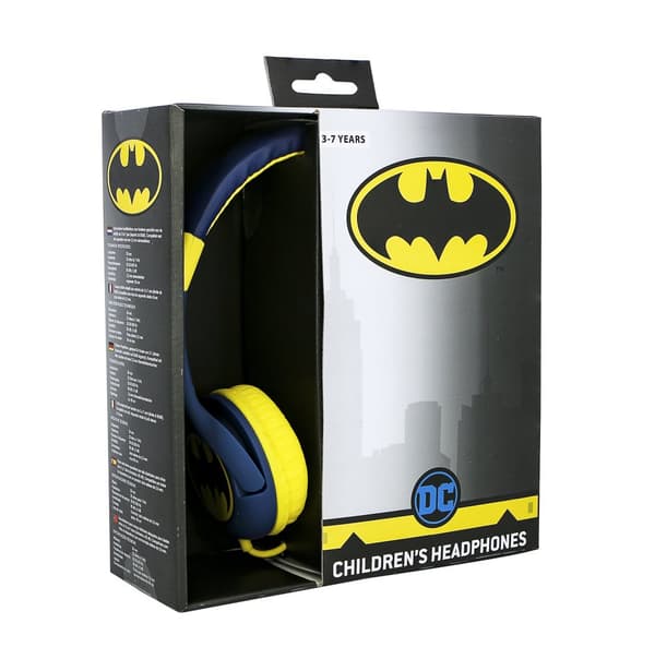 Batman - "Caped Crusader" hörlurar för barn