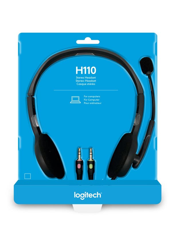 Logitech H110 trådbundet stereoheadset