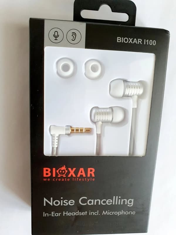 Bioxar - L100 - Silver stereo- och mobila in-ear-hörlurar