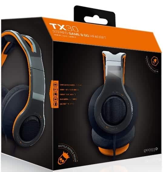 Gioteck - TX-30 trådbundet stereo-headset för spel på Xbox One, PS4 och PC