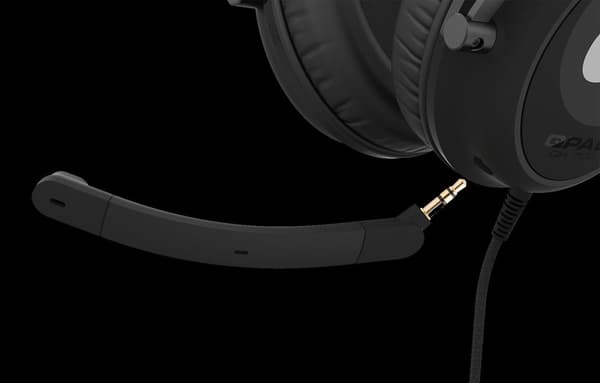 QPAD - QH-700 - Trådbundet stereoheadset i svart för PC, PS4/PS5, Xbox One, Xbox Series S|X, Nintendo Switch