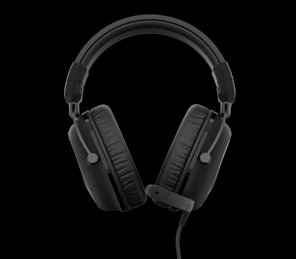 QPAD - QH-700 - Trådbundet stereoheadset i svart för PC, PS4/PS5, Xbox One, Xbox Series S|X, Nintendo Switch