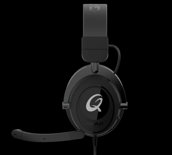 QPAD - QH-700 - Trådbundet stereoheadset i svart för PC, PS4/PS5, Xbox One, Xbox Series S|X, Nintendo Switch