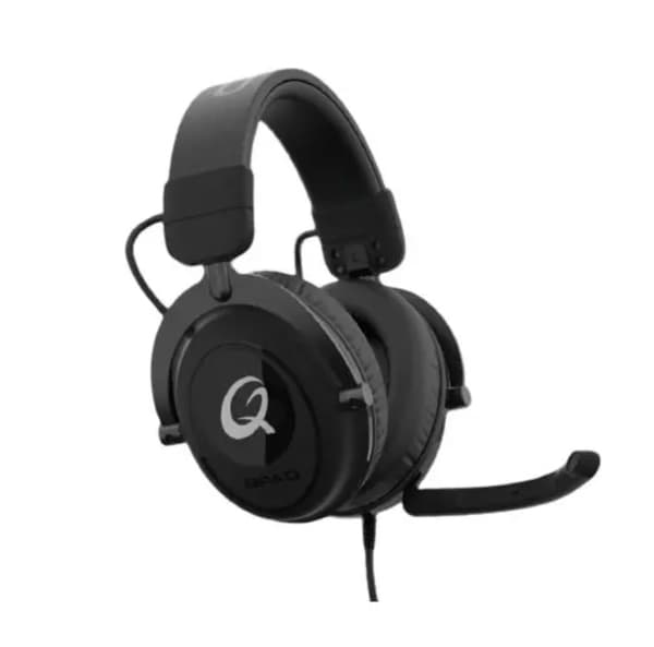 QPAD - QH-700 - Trådbundet stereoheadset i svart för PC, PS4/PS5, Xbox One, Xbox Series S|X, Nintendo Switch
