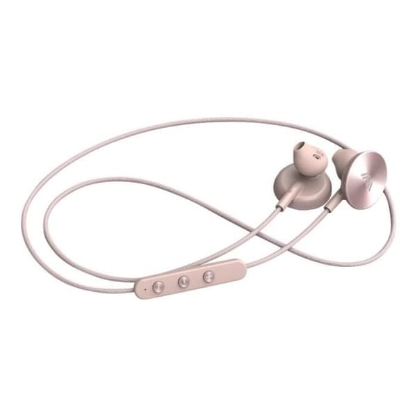 Hörlurar - i.am+ - BUTTONS - Trådlösa - Bluetooth - Rosa/Rosa - Öronproppar