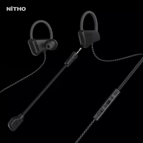 Nitho - Esports Echo 3,5 mm in-ear-hörlurar för PS4/PS5, Xbox One, Xbox Series X|S, Nintendo Switch och PC