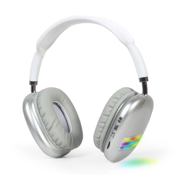 Headset med mikrofon GEMBIRD BHP-LED-02-W