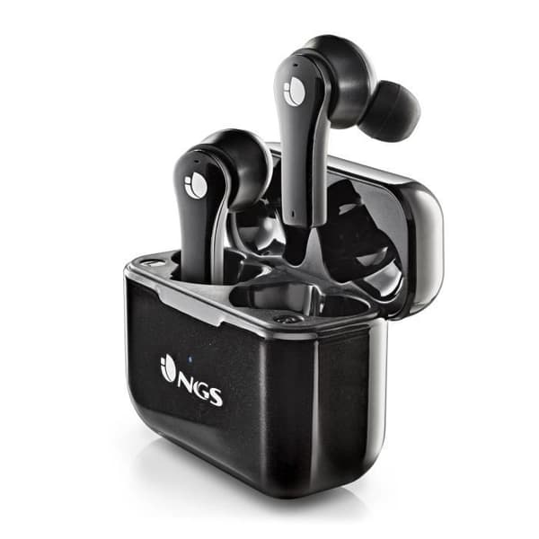 Trådlösa hörlurar - NGS - ARTICA BLOOM BLACK - Batteritid 24h - Touchkontroll - USB Typ C