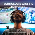 Miniatyrbild 2 av 6: Spelheadset - Trådlöst - Logitech G - G435 Lightspeed - Med mikrofon - Svart