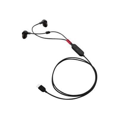 Microhörlurar Lenovo Go 4XD1C99220 - Trådbundna - Aktiv brusreducering - USB-C - Svart