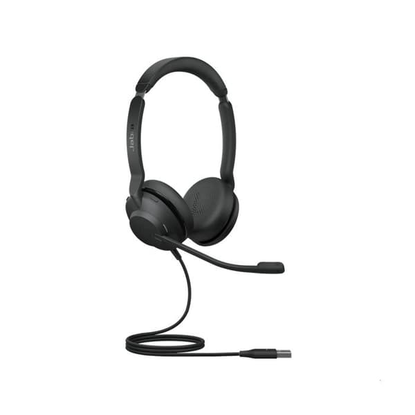 Jabra Evolve2 30 SE USB-A MS Stereo Black - Professionellt trådbundet stereoheadset - USB-A - Microsoft Teams-certifierat