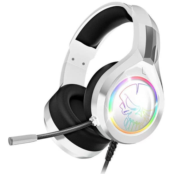 SPIRIT OF GAMER - PRO H8, White Wired RGB Gaming Headset med mikrofon, För PS5, PS4, Xbox, Switch & PC, 2.0 Stereoljud