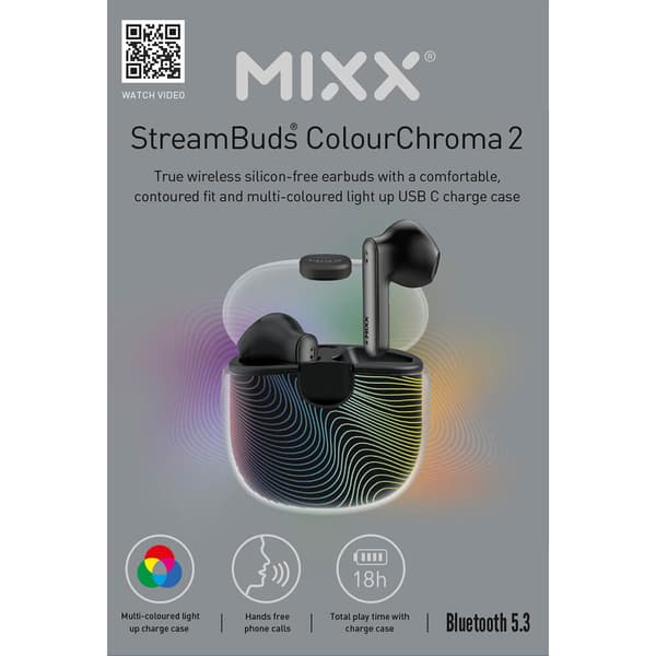 Hodetelefon Colour Chroma 2 In-Ear TWS Svart